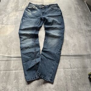 Stone Falcon Slim Fit Men's Jeans Pants 32 x 32 Superior Stretch Fig Y2k